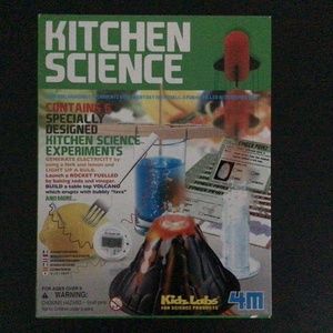 4M Kidz Labs Kitchen Science Lab Kit - 6 Children Experiments Ages 8+ Sealed NEW
